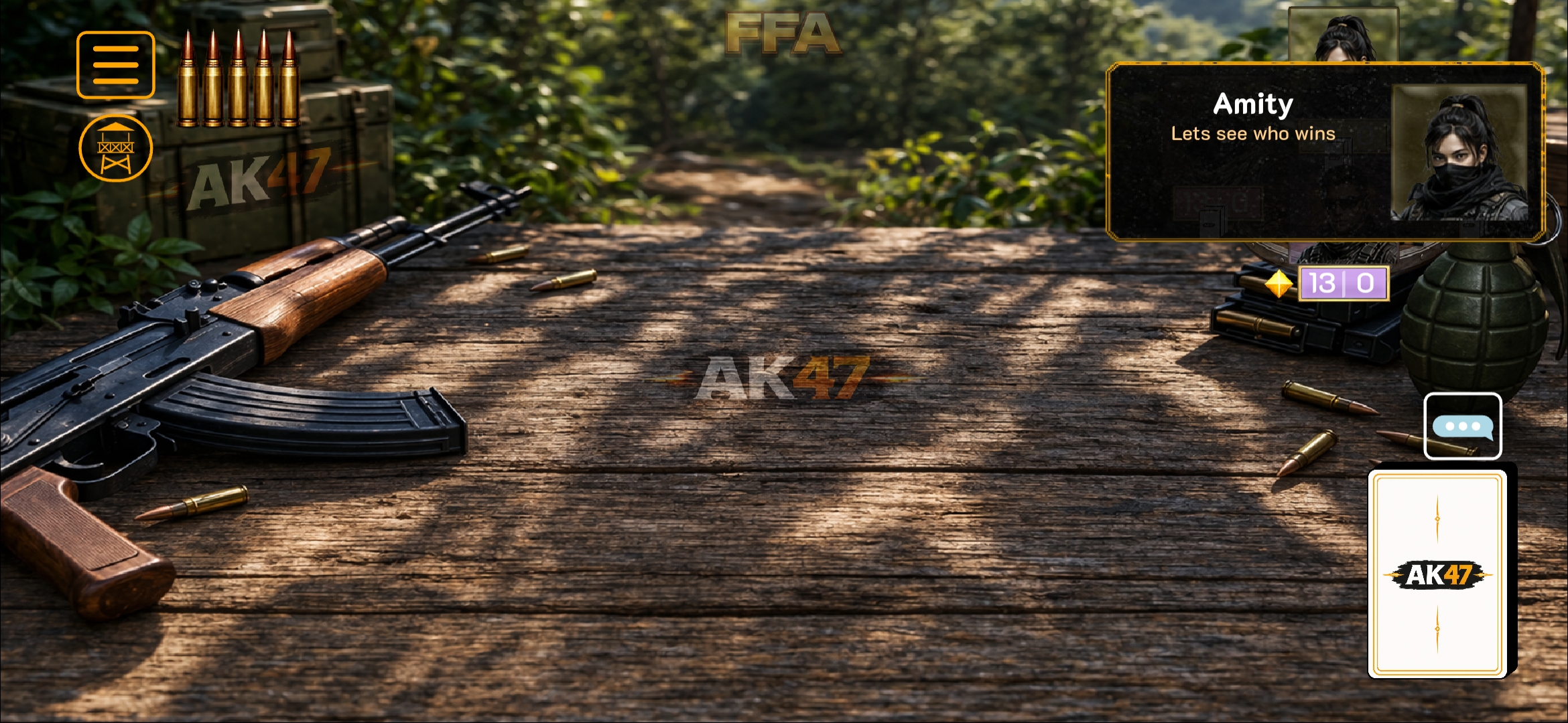 AK47 online match invitation